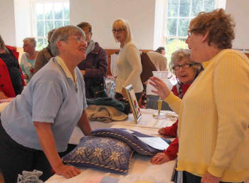Jill Lothian chats to members