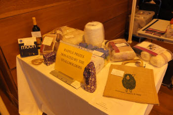Raffle prizes on the day